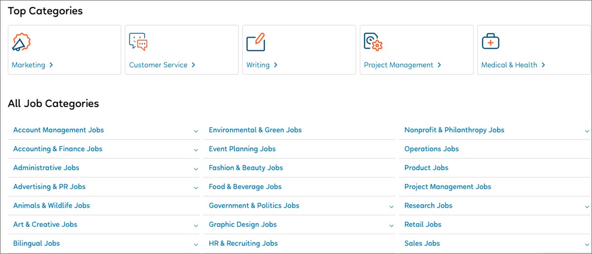 search and apply for jobs