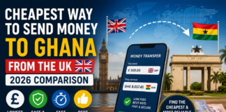 Cheapest Way to Send Money to Ghana from the UK (2026 Comparison) Comparing money transfer services for sending money from the UK to Ghana